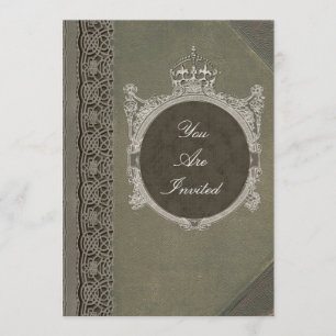 Mediaeval Book Cover Invitations