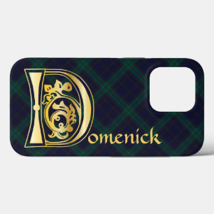 Mediaeval Botanical Decorative Capital D iPhone 13 Pro Case