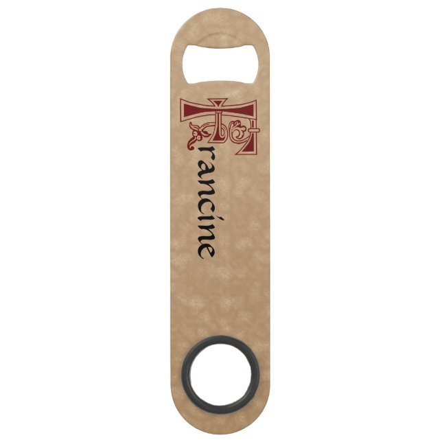 Mediaeval Botanical Decorative Capital F (Front)