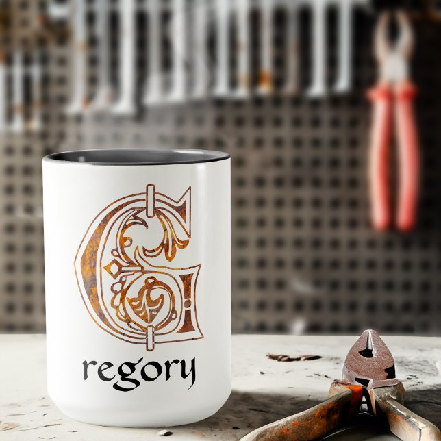 Mediaeval Botanical Decorative Capital G Mug (Creator Uploaded)