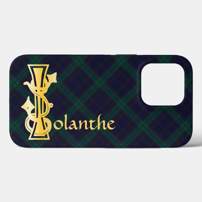 Mediaeval Botanical Decorative Capital I Case-Mate iPhone Case (Back (Horizontal))