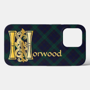 Mediaeval Botanical Decorative Capital N iPhone 13 Pro Case