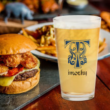 Mediaeval Botanical Decorative Capital T