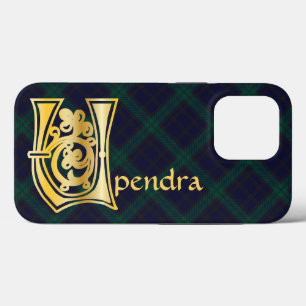 Mediaeval Botanical Decorative Capital U iPhone 13 Pro Case