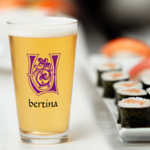 Mediaeval Botanical Decorative Capital U