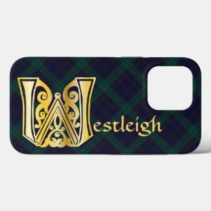 Mediaeval Botanical Decorative Capital W iPhone 13 Pro Case