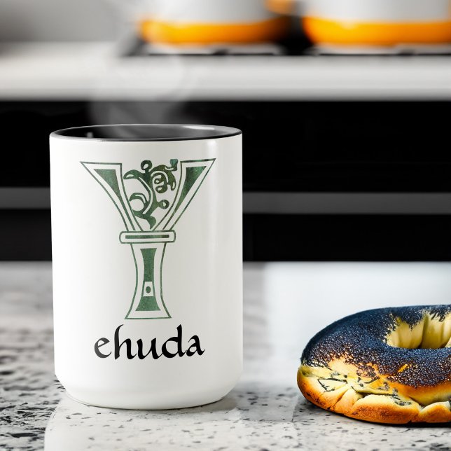 Mediaeval Botanical Decorative Capital Y Mug (Creator Uploaded)