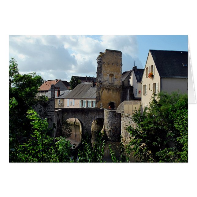 Mediaeval Bridge at Chartes (Front Horizontal)