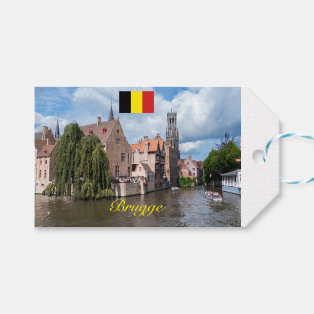 Mediaeval Brugge - Pro Photo Gift Tags (Front (Horizontal))