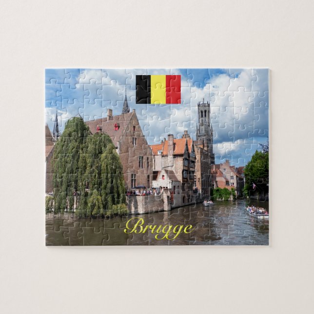 Mediaeval Brugge - Pro Photo Jigsaw Puzzle (Horizontal)