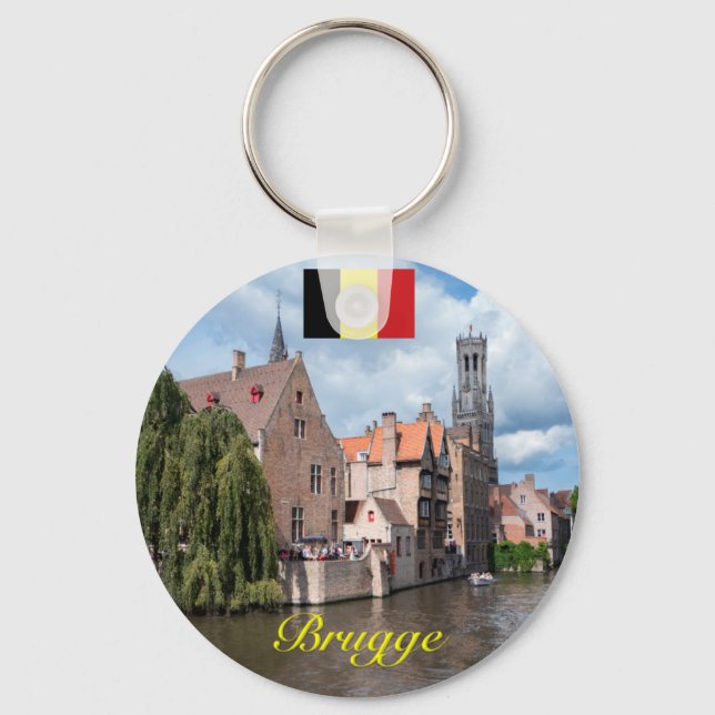 Mediaeval Brugge - Pro Photo Key Ring (Front)