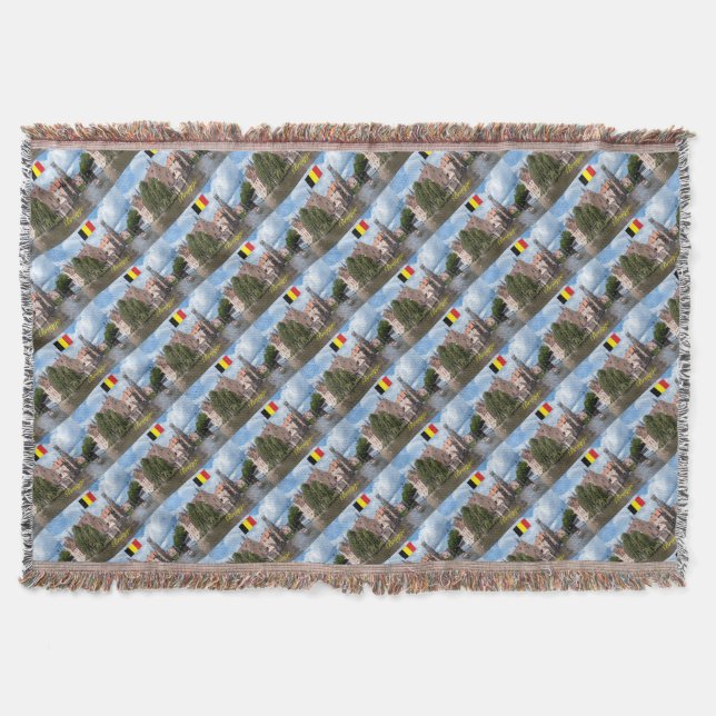 Mediaeval Brugge - Pro Photo Throw Blanket (Front)