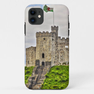 Mediaeval Cardiff Castle Window, Cardiff Wales iPhone 11 Case