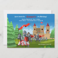Mediaeval Castle and Knights Birthday Party