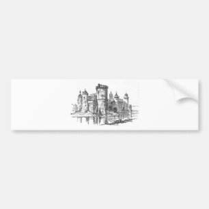 Mediaeval Castle Bumper Sticker