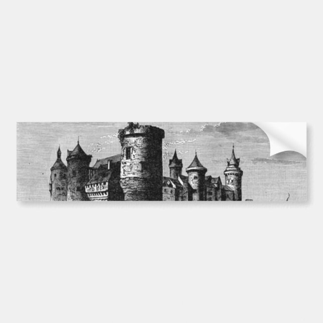 Mediaeval Castle Bumper Sticker (Front)