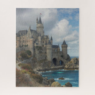 Mediaeval Castle by the Sea Jigsaw Puzzle