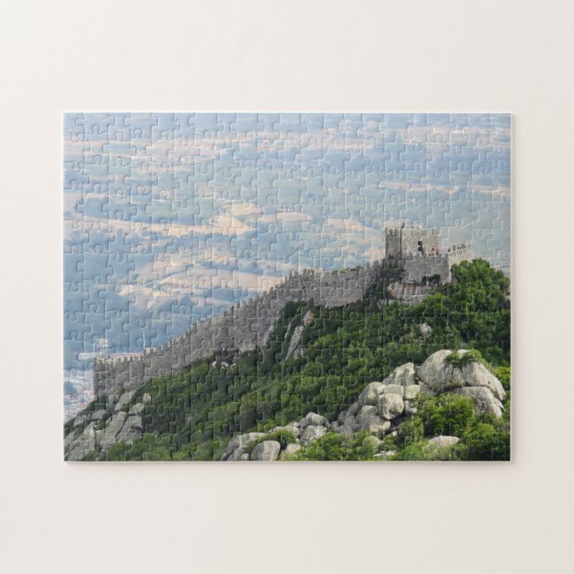 Mediaeval Castle in Sintra, Portugal Jigsaw Puzzle (Horizontal)