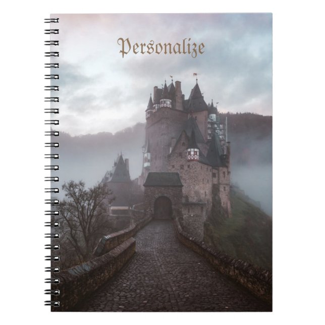 Mediaeval Castle in the Fog Notebook (Front)
