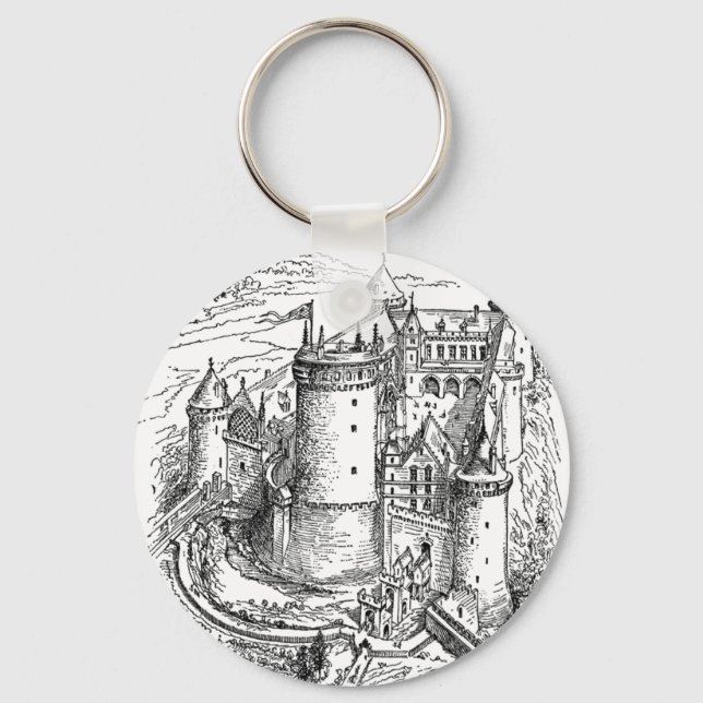 Mediaeval Castle Key Ring (Front)