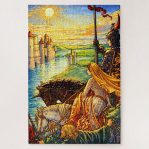 Mediaeval Castle, Knights & Princess Jigsaw Puzzle