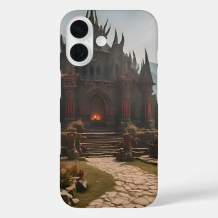 Mediaeval Castle Landscape iPhone 16 Case