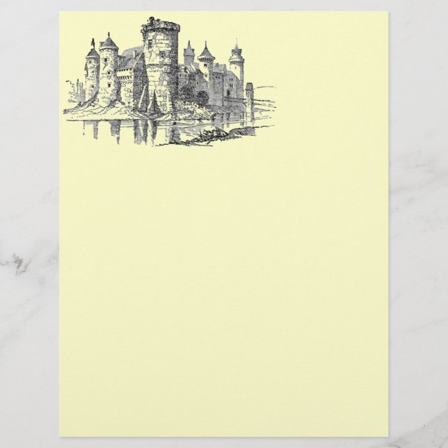 Mediaeval Castle Letterhead (Front)
