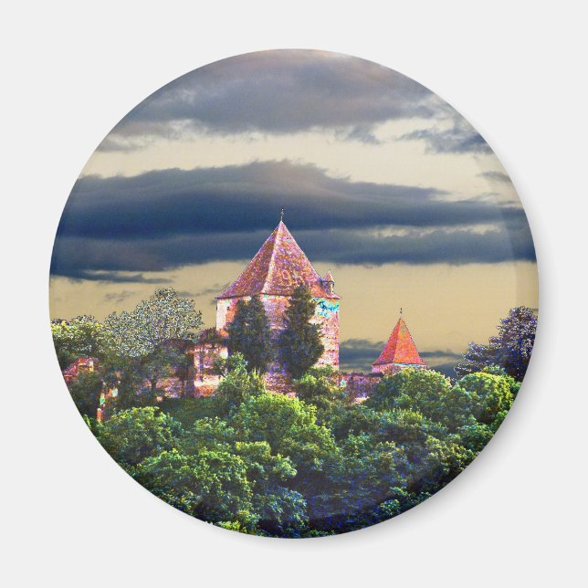 mediaeval castle magnet (Front)