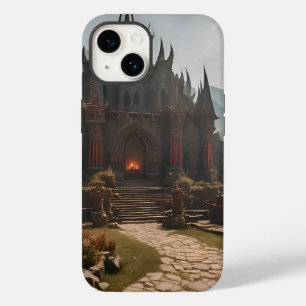 Mediaeval Castle Mountain Landscape Case-Mate iPhone 14 Case