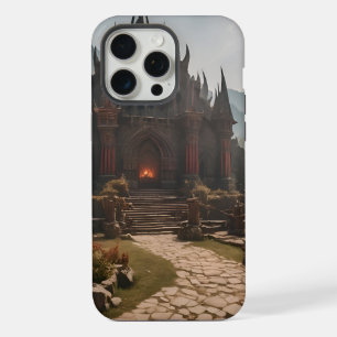 Mediaeval Castle Mountain Landscape iPhone 15 Pro Max Case