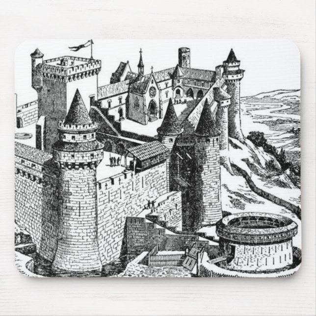 Mediaeval Castle Mouse Pad (Front)