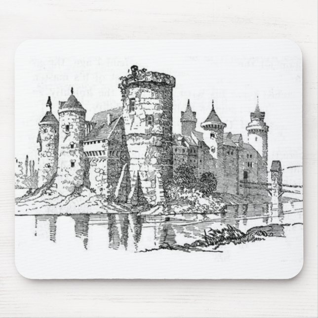 Mediaeval Castle Mouse Pad (Front)