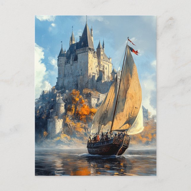 Mediaeval Castle Postcard (Front)