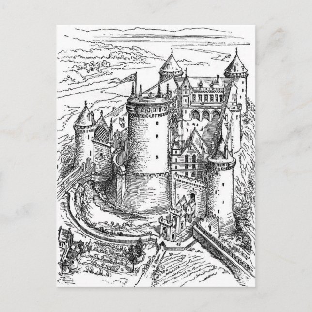 Mediaeval Castle Postcard (Front)