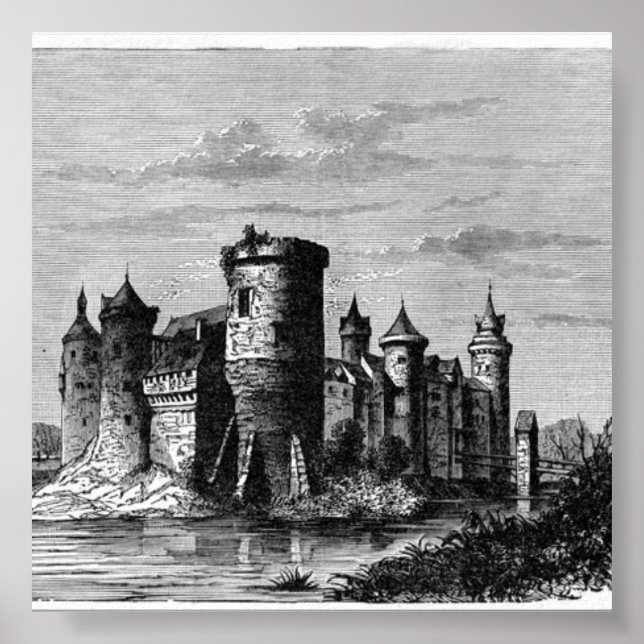Mediaeval Castle Poster (Front)