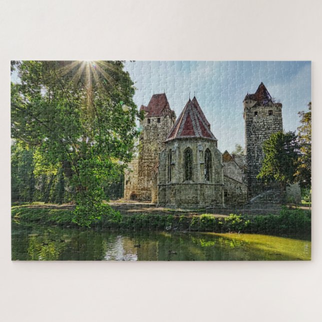 mediaeval castle puzzle (Horizontal)