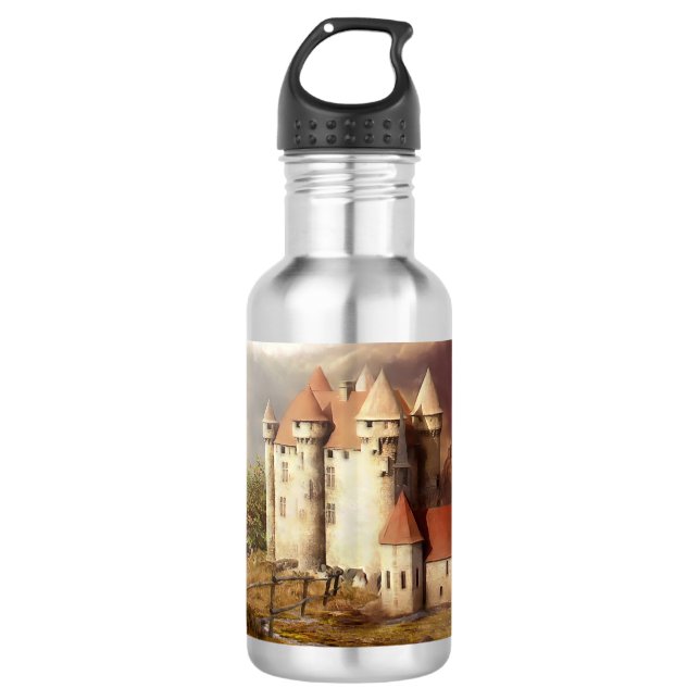 Mediaeval Castle River Run 532 Ml Water Bottle (Front)
