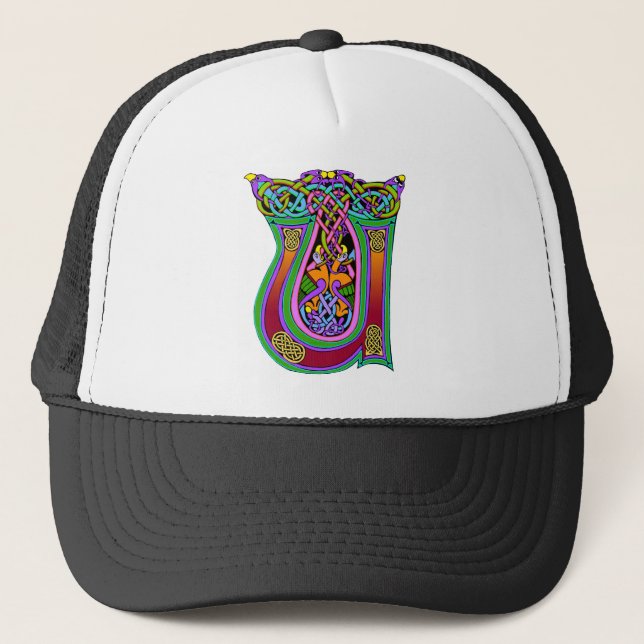 Mediaeval Celtic Art Knots and Designs Trucker Hat (Front)