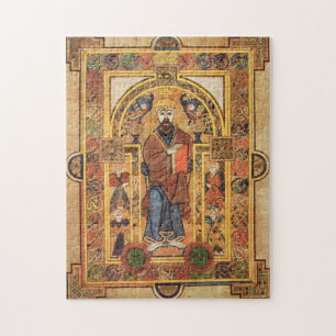 Mediaeval Celtic Illustration, 9th Century Jigsaw Puzzle