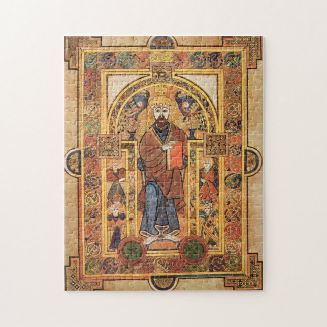 Mediaeval Celtic Illustration, 9th Century Jigsaw Puzzle (Vertical)