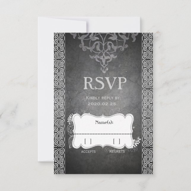 Mediaeval Celtic RSVP (Front)