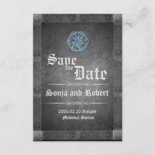 Mediaeval Celtic Stone Wedding Invitation