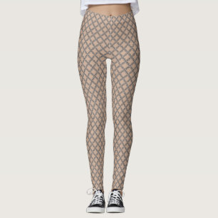 Mediaeval Chainmail Silver Pattern Leggings