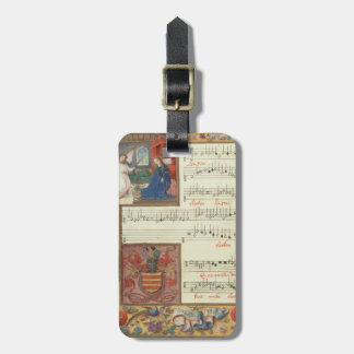 Mediaeval Chant Manuscript Luggage Tag