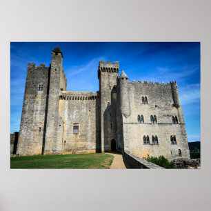 Mediaeval chateau de Beynac castle poster