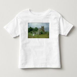 Mediaeval church and churchyard toddler T-Shirt