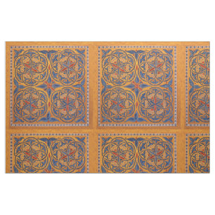 Mediaeval circles fabric