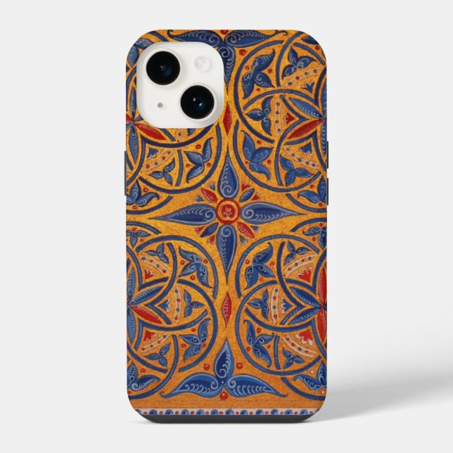 Mediaeval circles iPhone case (Back)