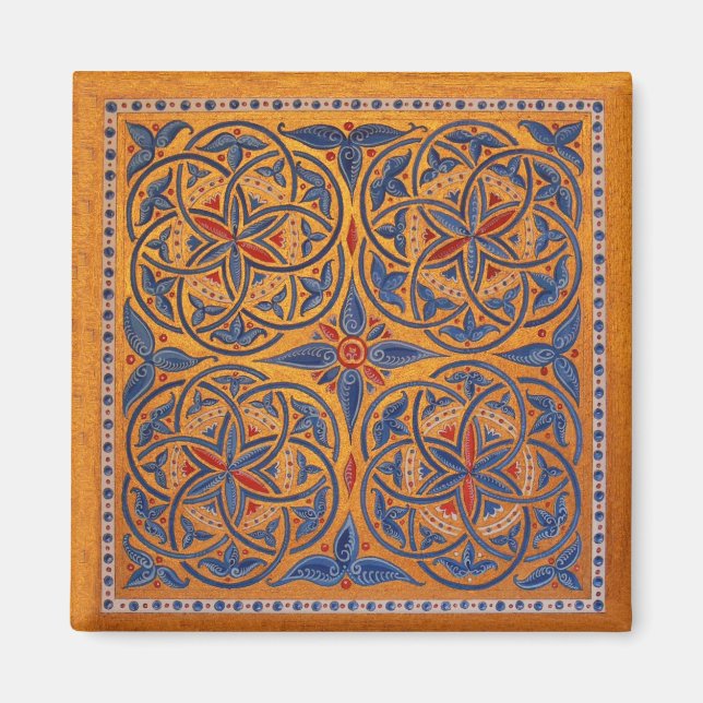 Mediaeval circles magnet (Front)