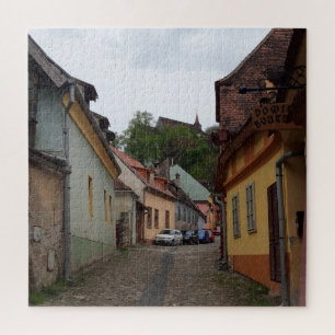 Mediaeval City Road Sighisoara Puzzle